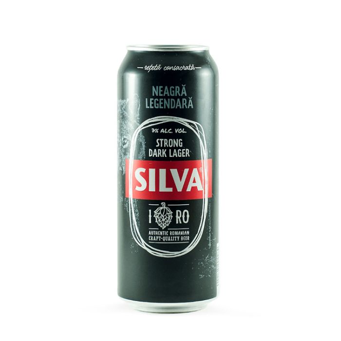 Silva Bere Strong Dark Lager Doza 0.5L X 6 Bucati