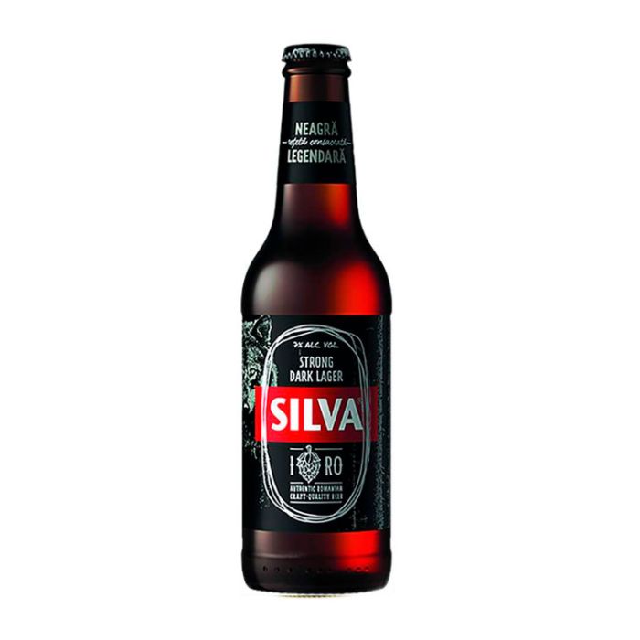 Silva Bere Strong Dark Lager 0.33L X 6 Bucati Silva Bere Strong Dark Lager 0.33L X 6 Bucati