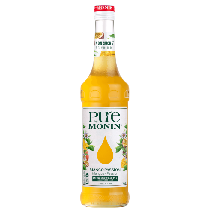 Pure by Monin Sirop Mango Passion Fara Zahar 0.7L Pure by Monin Sirop Mango Passion Fara Zahar 0.7L