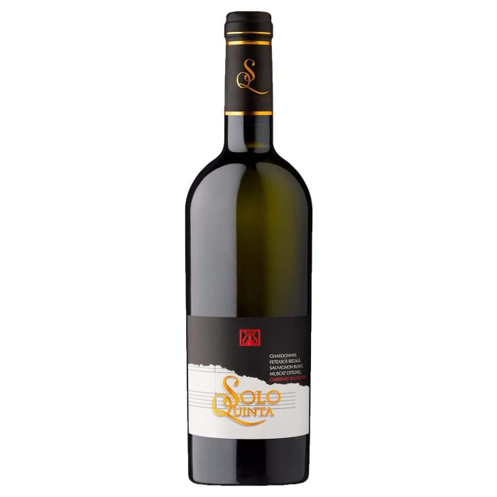 Cramele Recas Vin Alb Solo Quinta 0.75L