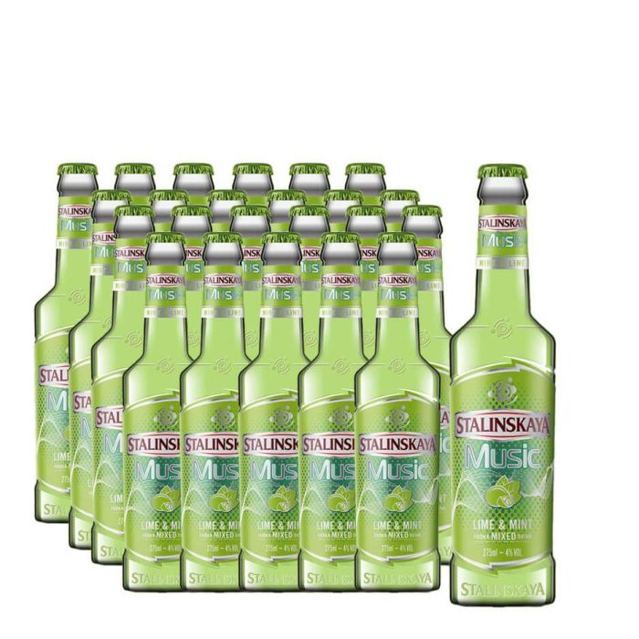 Stalinskaya Music Lime & Mint RTD 24 Bucati X 275 ML