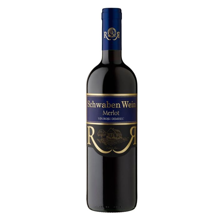 Cramele Recas Vin Rosu Schwaben Merlot 0.75L Cramele Recas Vin Rosu Schwaben Merlot 0.75L