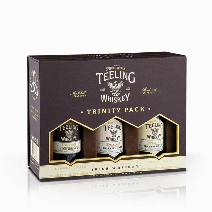 Teeling Whiskey Trinity Mini Gift 3 x 0.05 L Teeling Whiskey Trinity Mini Gift 3 x 0.05 L