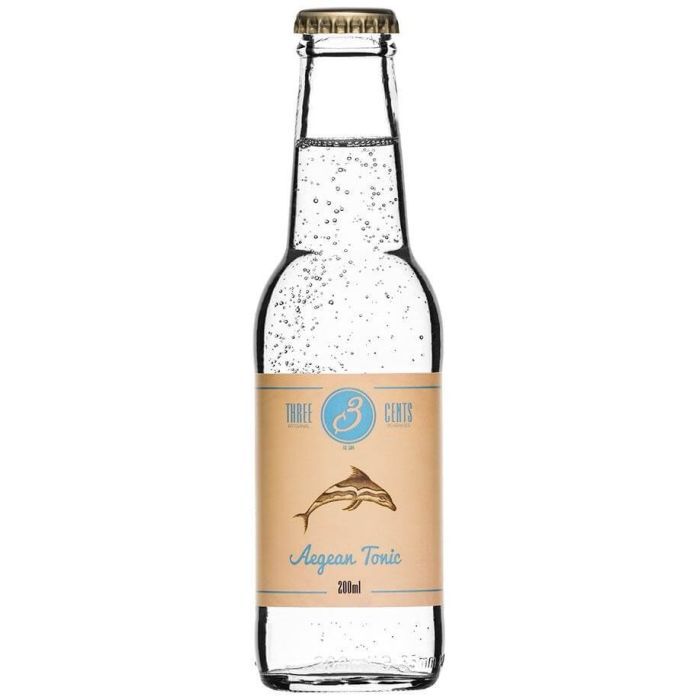 Three Cents Aegean Tonic 4 Bucati X 0.2L Three Cents Aegean Tonic 4 Bucati X 0.2L