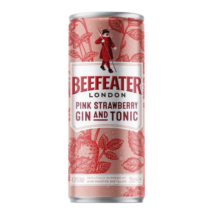 Beefeater Pink Gin & Tonic 4 bucati X 0.25L Beefeater Pink Gin & Tonic 4 bucati X 0.25L