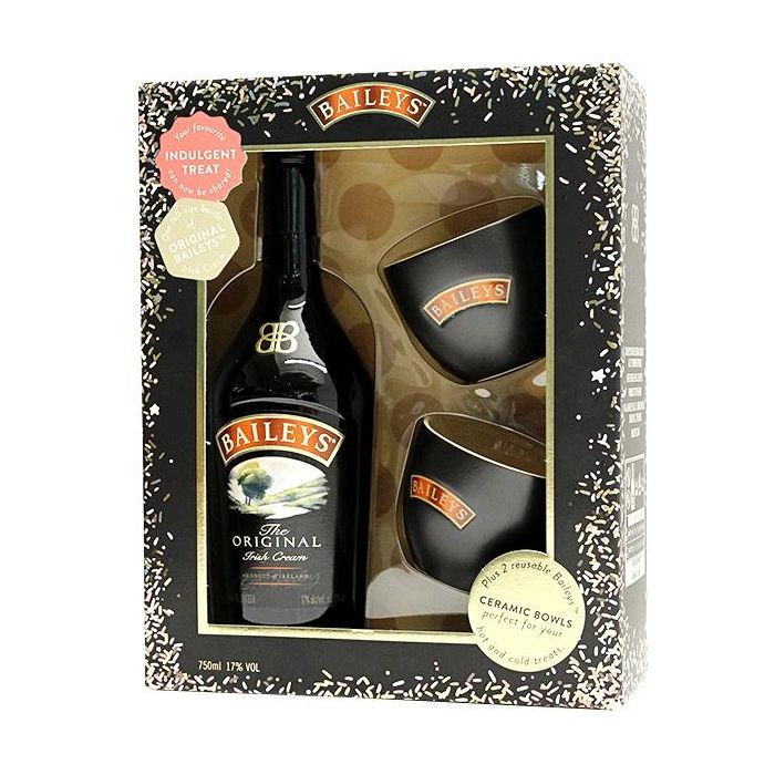 Baileys Irish Cream Lichior 0.7L 2 Boluri Ceramice