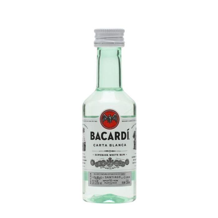 Bacardi Rom Carta Blanca 0.05L