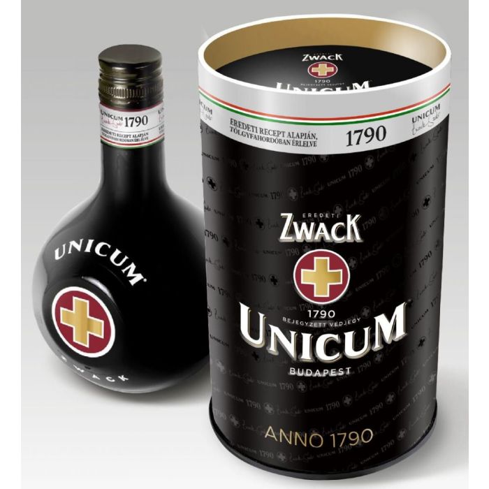 Unicum Lichior 0.5L Cutie Metalica Unicum Lichior 0.5L Cutie Metalica