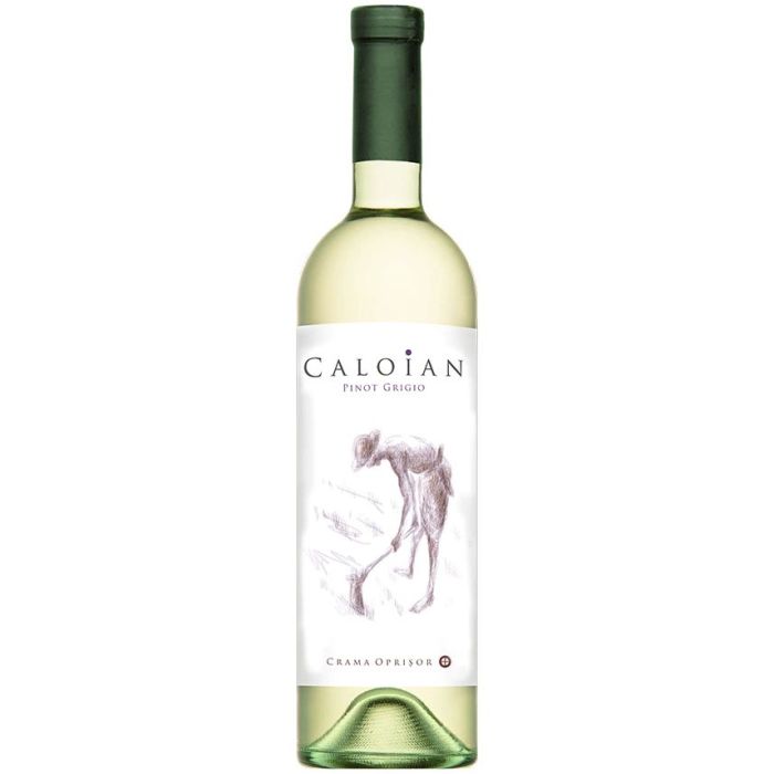 Crama Oprisor Caloian Vin Alb Pinot Grigio 0.75L