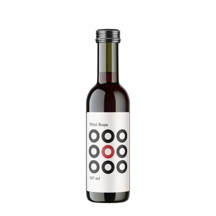 Casa Cotnari Vin Rosu Sec Mini 187ML