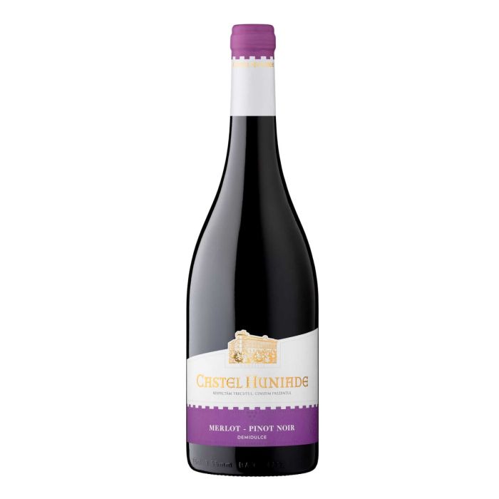 Cramele Recas Vin Rosu Castel Huniade Merlot & Pinot Noir  0.75L