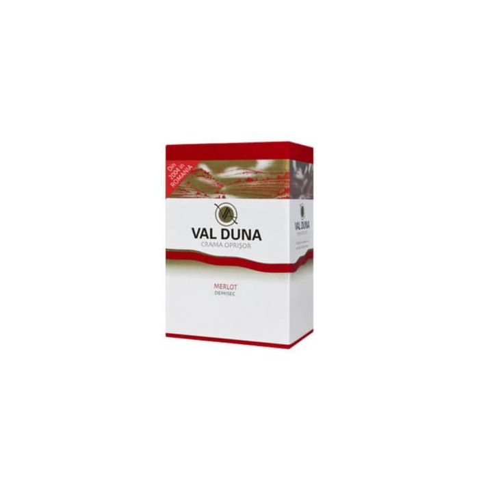 Crama Oprisor Val Duna Vin Rosu Merlot BIB 5L Crama Oprisor Val Duna Vin Rosu Merlot BIB 5L