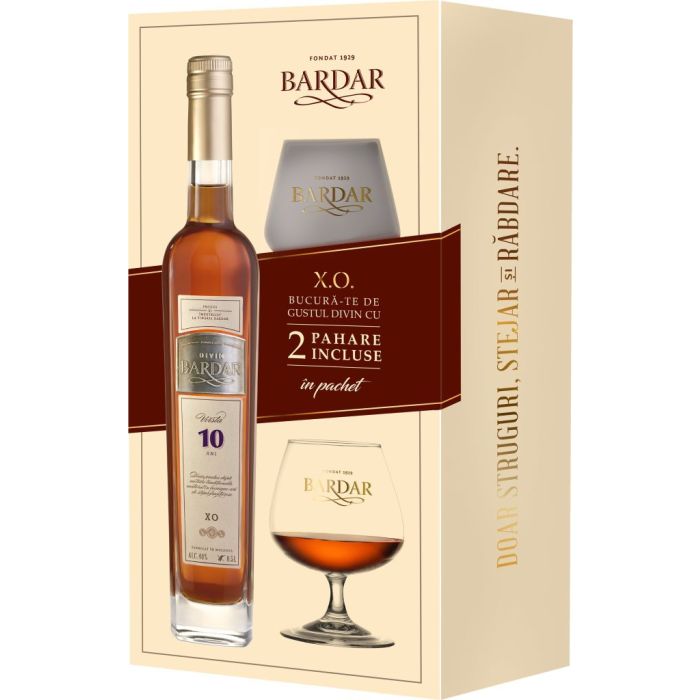 Bardar Vinars Gold XO 10 YO 0.5L 2 Pahare Bardar Vinars Gold XO 10 YO 0.5L 2 Pahare