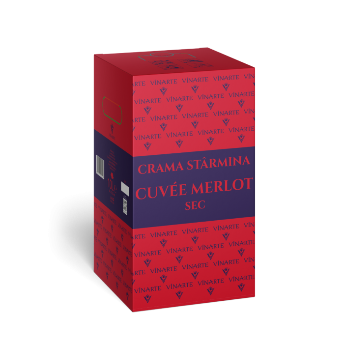 Vinarte Starmina Vin Rosu Sec Merlot BIB 10L