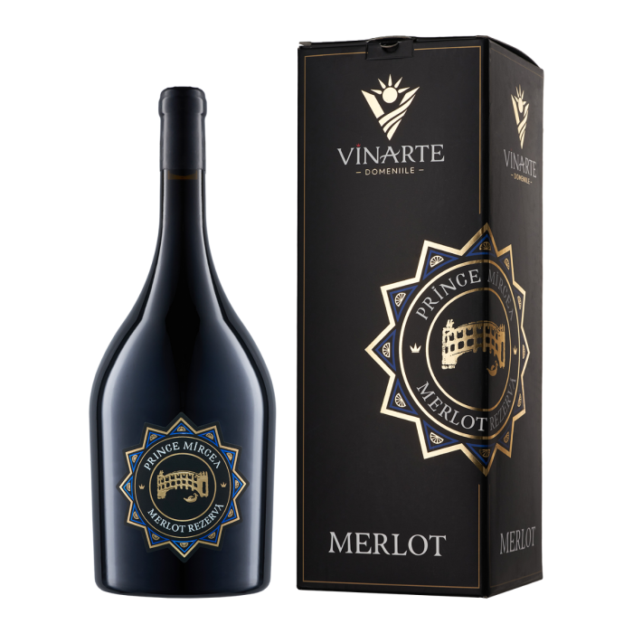 Vinarte Prince Mircea Vin Rosu Merlot Magnum 1.5L