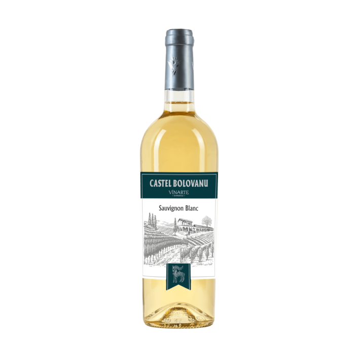 VINARTE CASTEL BOLOVANU VIN ALB SAUVIGNON BLANC 0.75L