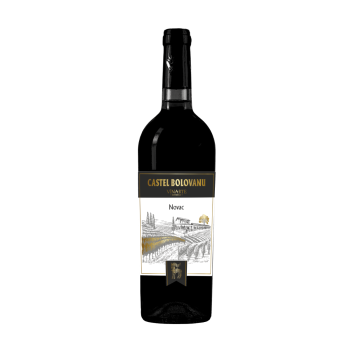 Vinarte Castel Bolovanu Vin Rosu Novac 0.75L 
