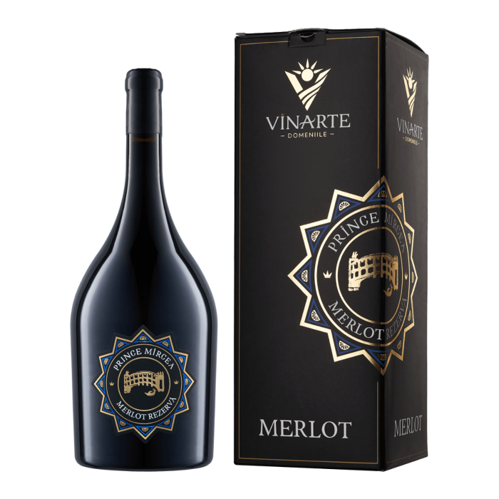 Vinarte Prince Mircea Vin Rosu Negru De Dragasani Magnum 1.5L 