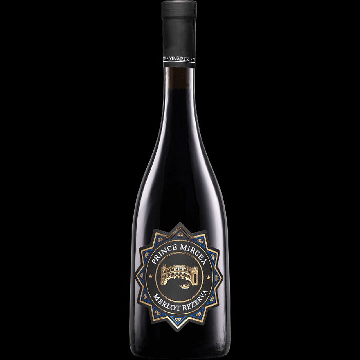 Vinarte Prince Mircea Vin Roșu Merlot 0.75L