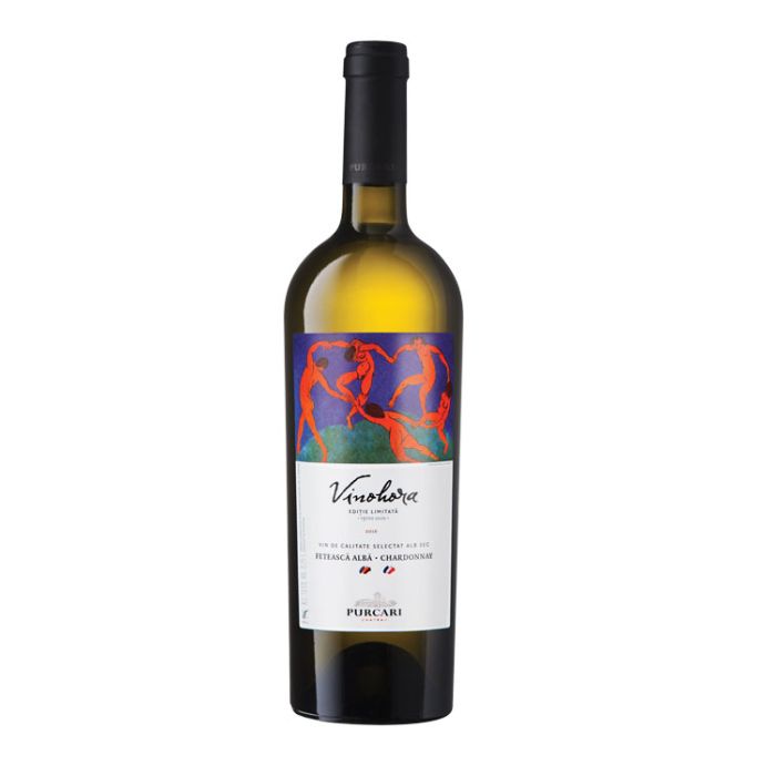 Purcari Vinohora Vin Alb Fetească Albă & Chardonnay 0.75L