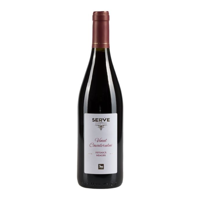 Serve Vin Rosu Vinul Cavalerului Feteasca Neagra 0.75L Serve Vin Rosu Vinul Cavalerului Feteasca Neagra 0.75L