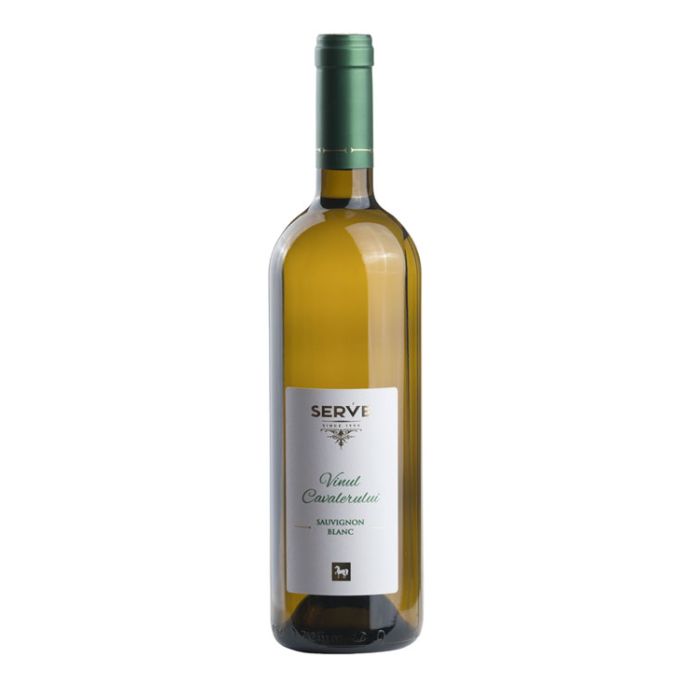 Serve Vin Alb Vinul Cavalerului Sauvignon Blanc 0.75L Serve Vin Alb Vinul Cavalerului Sauvignon Blanc 0.75L