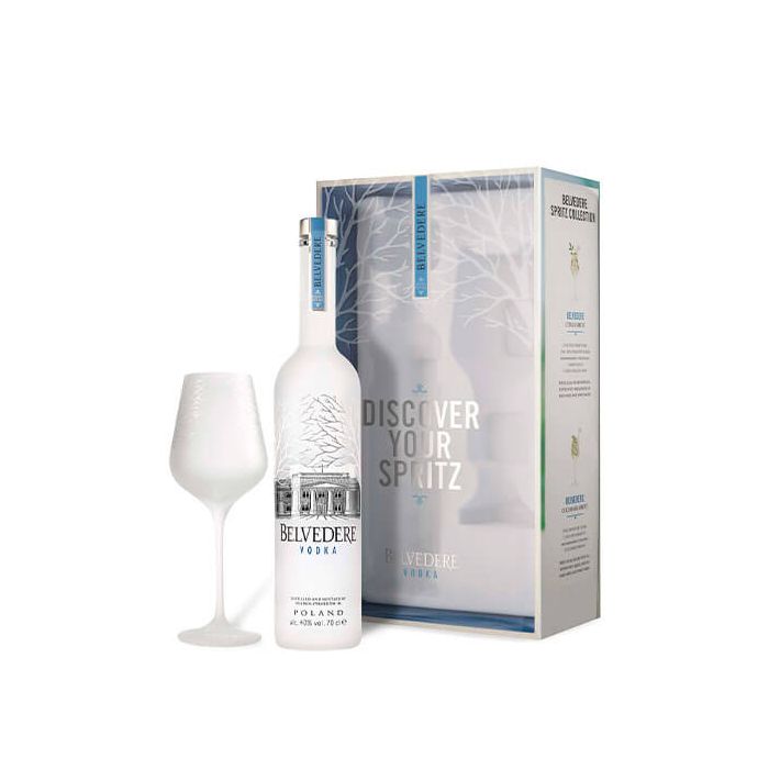 Belvedere Vodka Spritz cu Pahar 0.7L Belvedere Vodka Spritz cu Pahar 0.7L