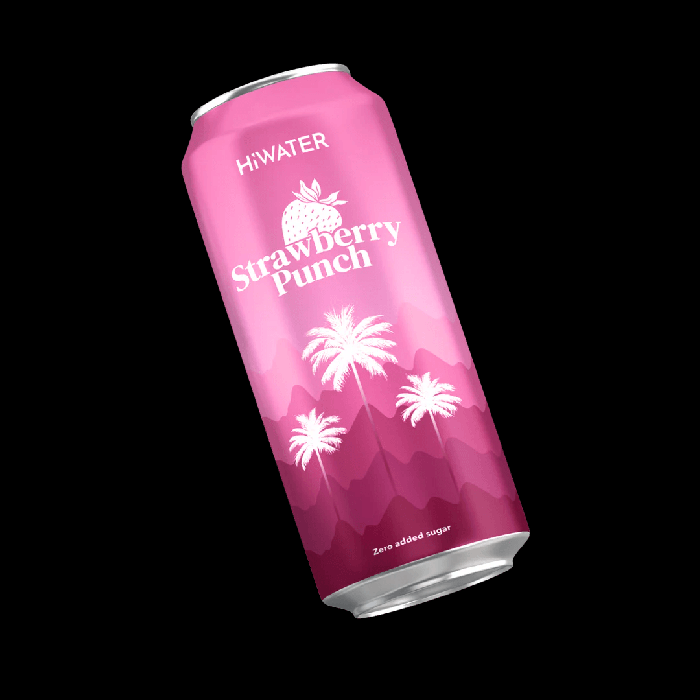  HIWATER Apa de Cocos Strawberry Punch 12 Bucati X 0.32 L