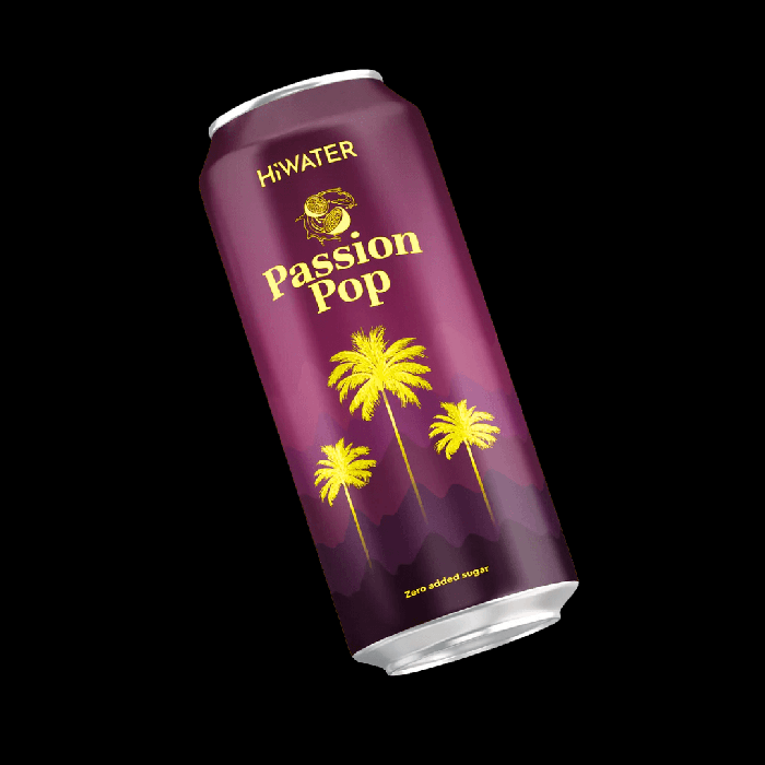 HIWATER Apa de Cocos Passion Pop 12 Bucati X 0.32 L