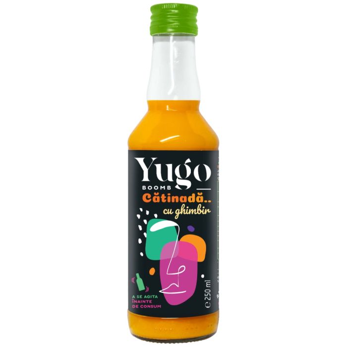 Yugo Catinada cu Ghimbir Bautura Bio 4 Bucati  X 0.25 l